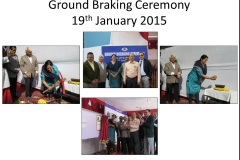 Ground Breaking Cere 19th Jan 2015